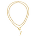 Susan Shaw Lariat Wrap Necklace - Gold - The Cottage