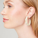 Spartina Daisy Straw Hoop Earrings - Natural - The Cottage