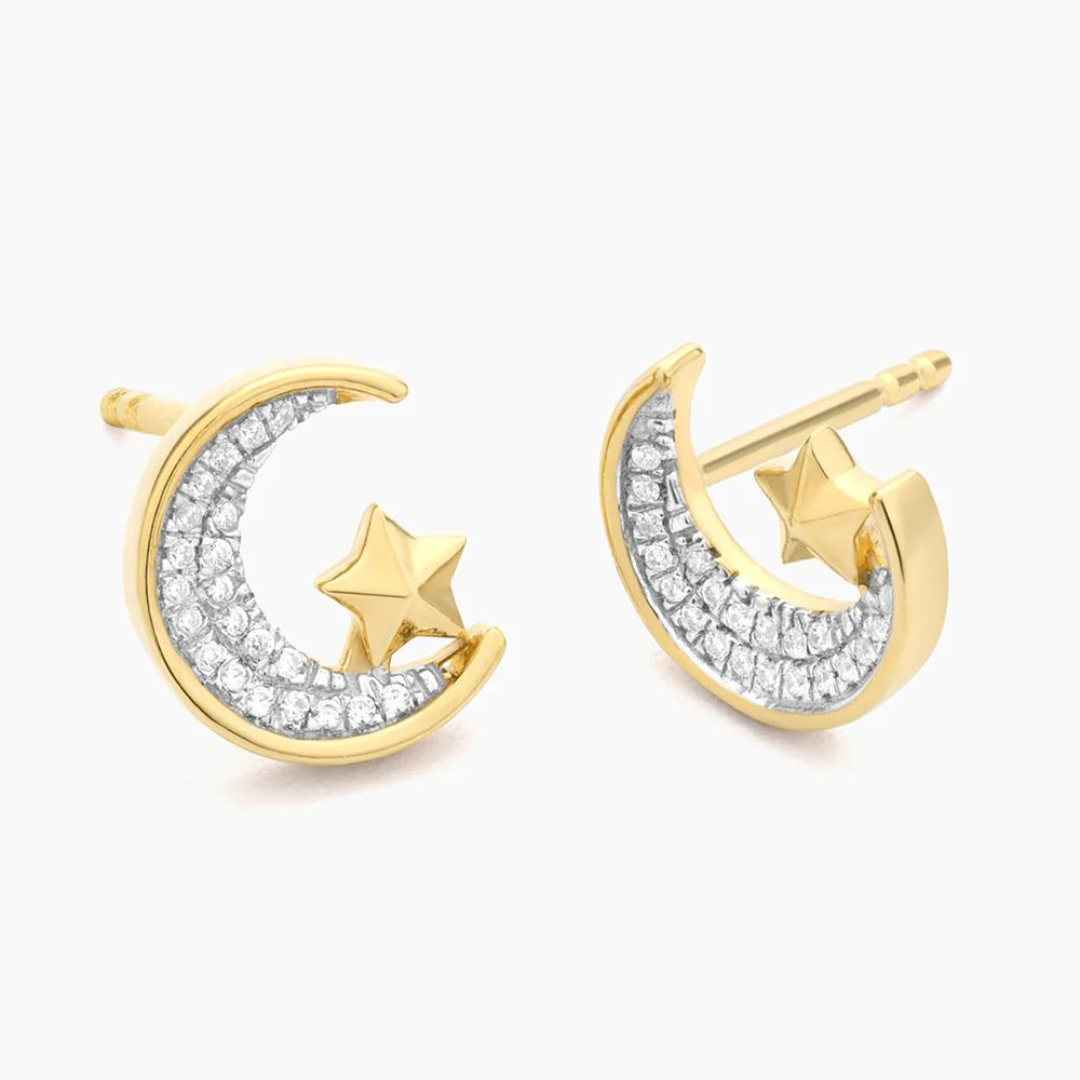 Ella Stein Over the Moon Studs - The Cottage