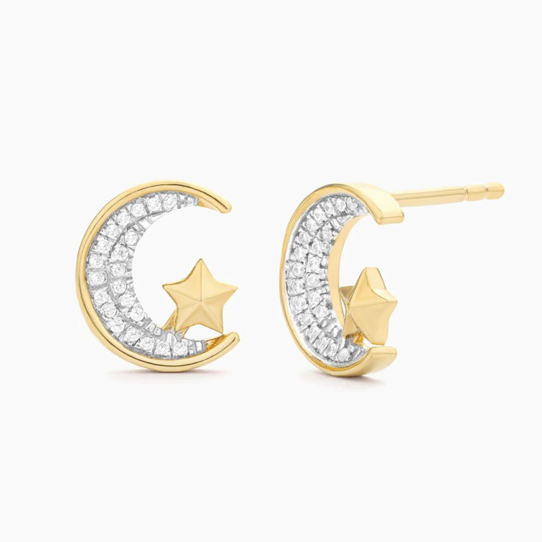 Ella Stein Over the Moon Studs - The Cottage