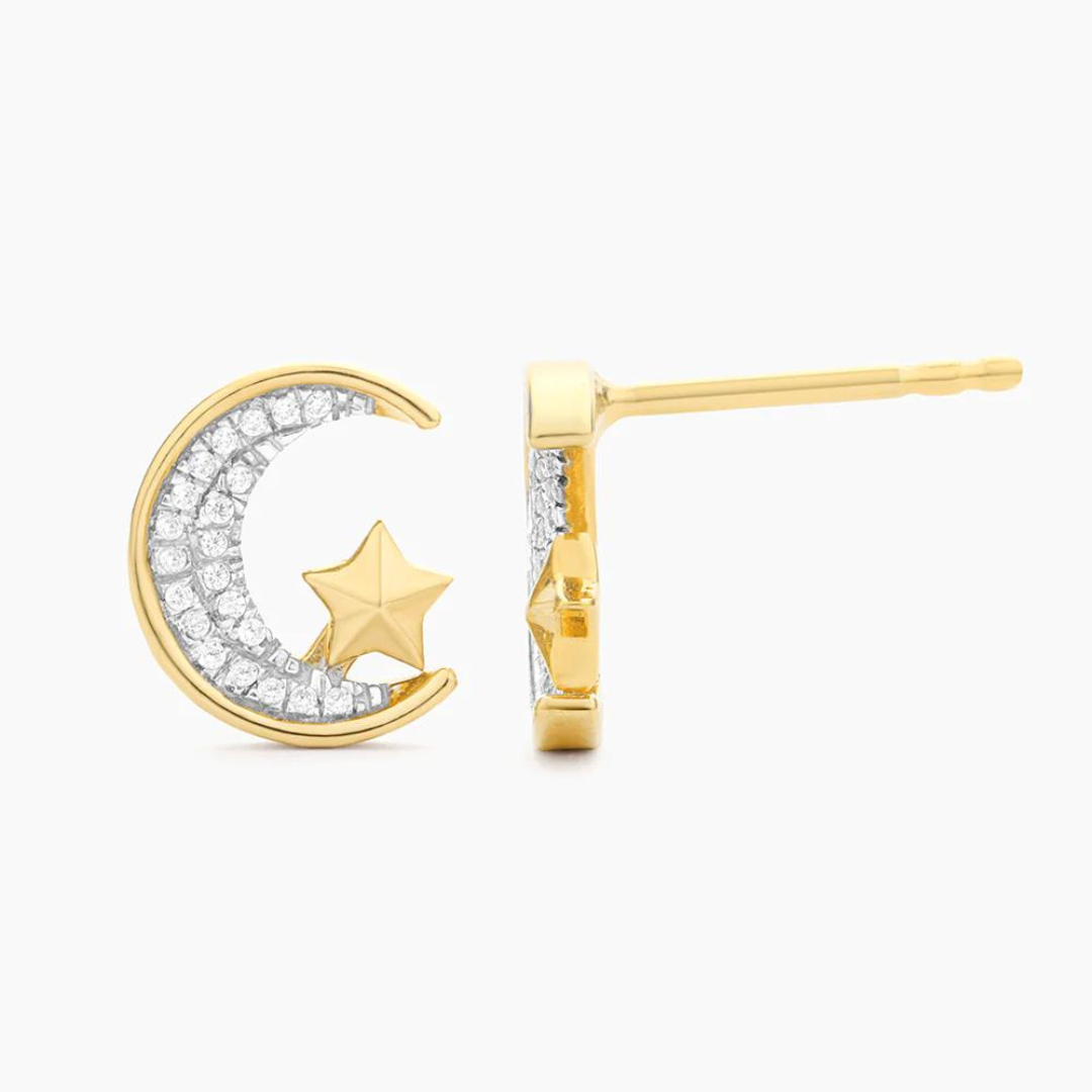 Ella Stein Over the Moon Studs - The Cottage