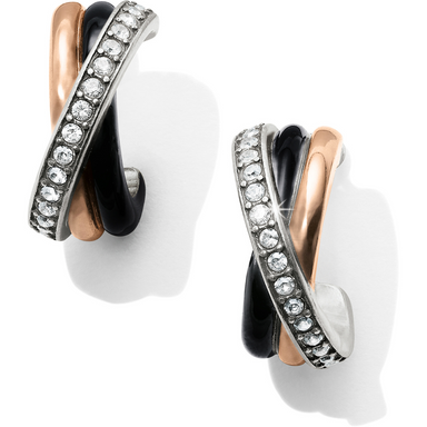 Brighton Neptune's Rings Black Leverback Earrings - The Cottage