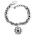 Brighton Pebble Dot Medali Blue Chain Bracelet - The Cottage