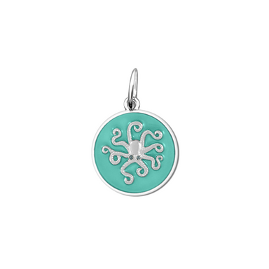 Lola Octopus Pendant - Seafoam/Silver - The Cottage