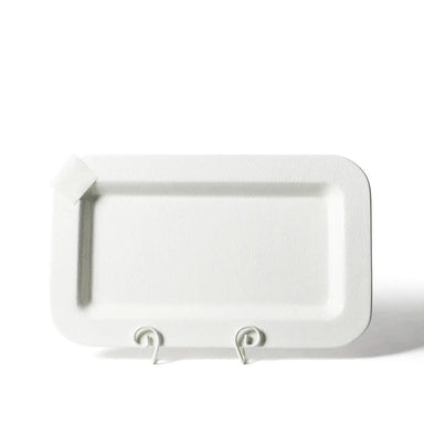 Happy Everything Mini Rectangle Entertaining Platter - White Small Dot - The Cottage