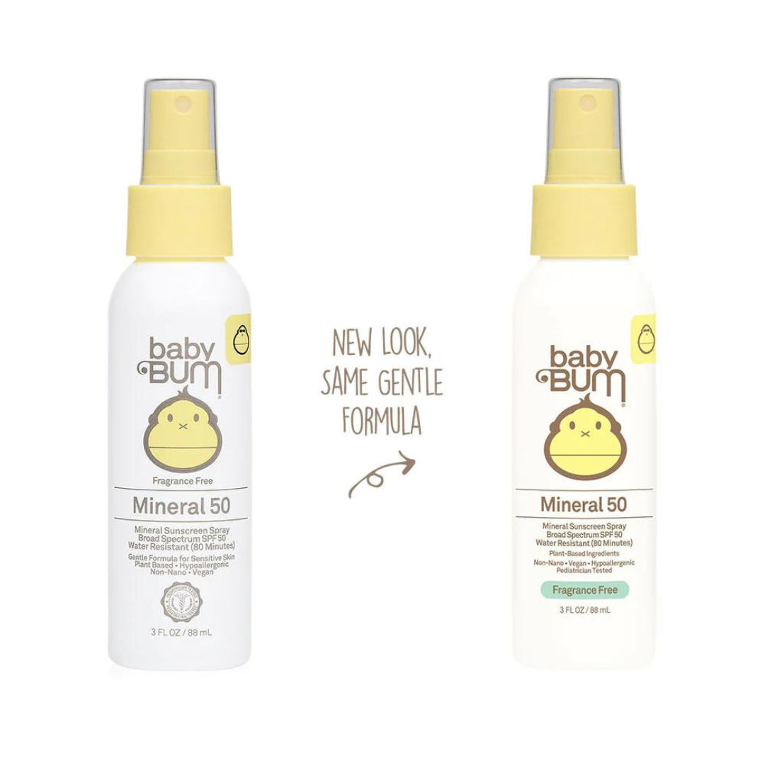 Sun Bum Baby Bum SPF 50 Mineral Sunscreen Spray - The Cottage