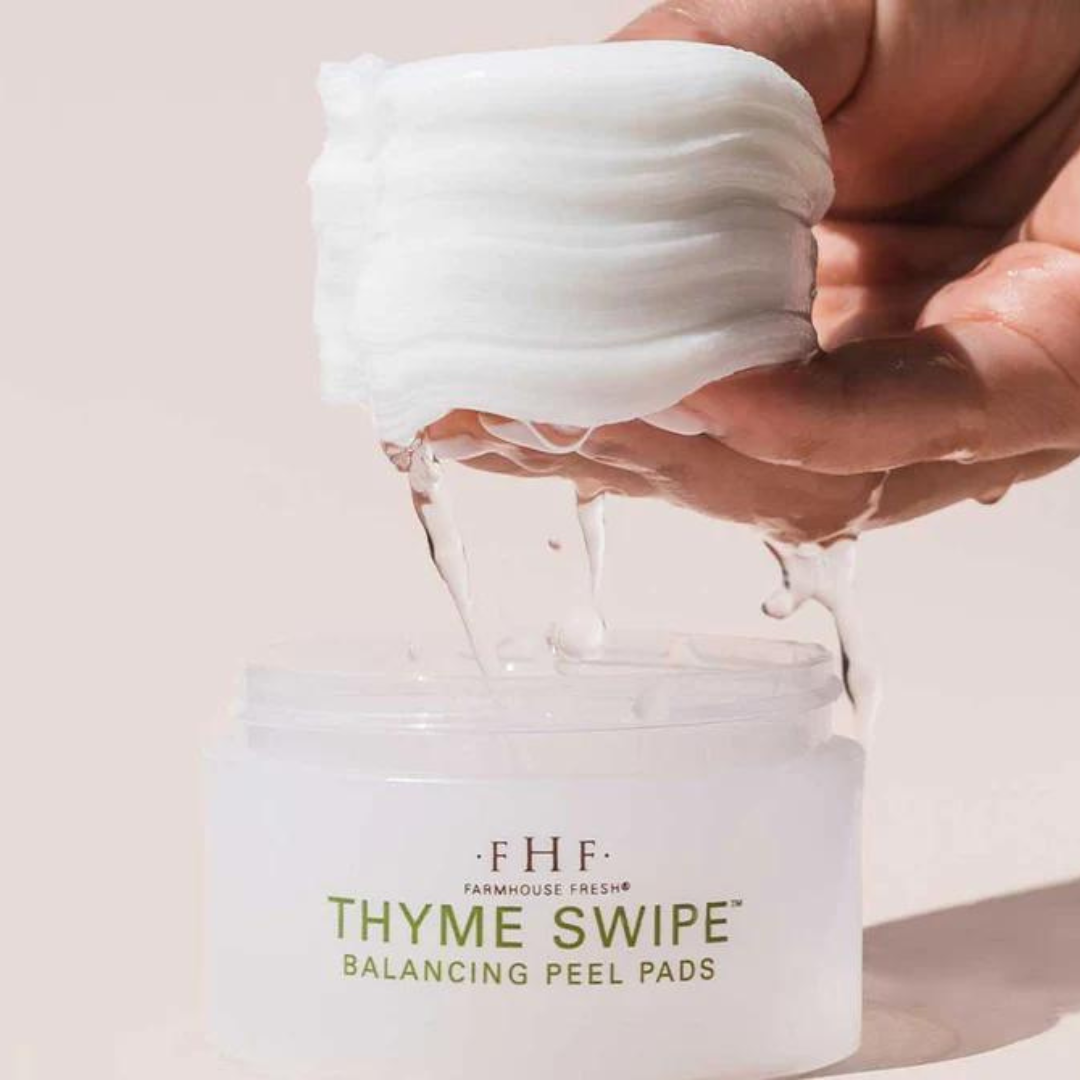 Farmhouse Fresh Thyme Swipe Peel Pads - The Cottage