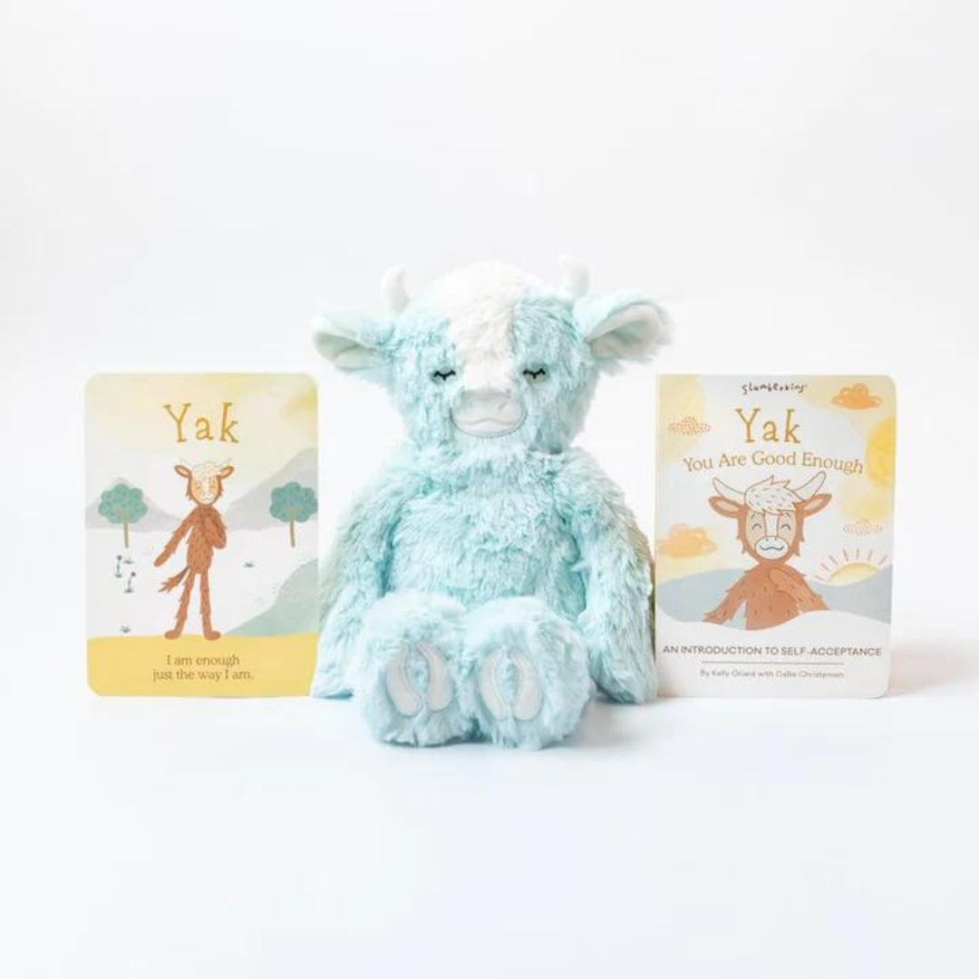 Slumberkins Powder Blue Yak Snuggler - Self Acceptance - The Cottage