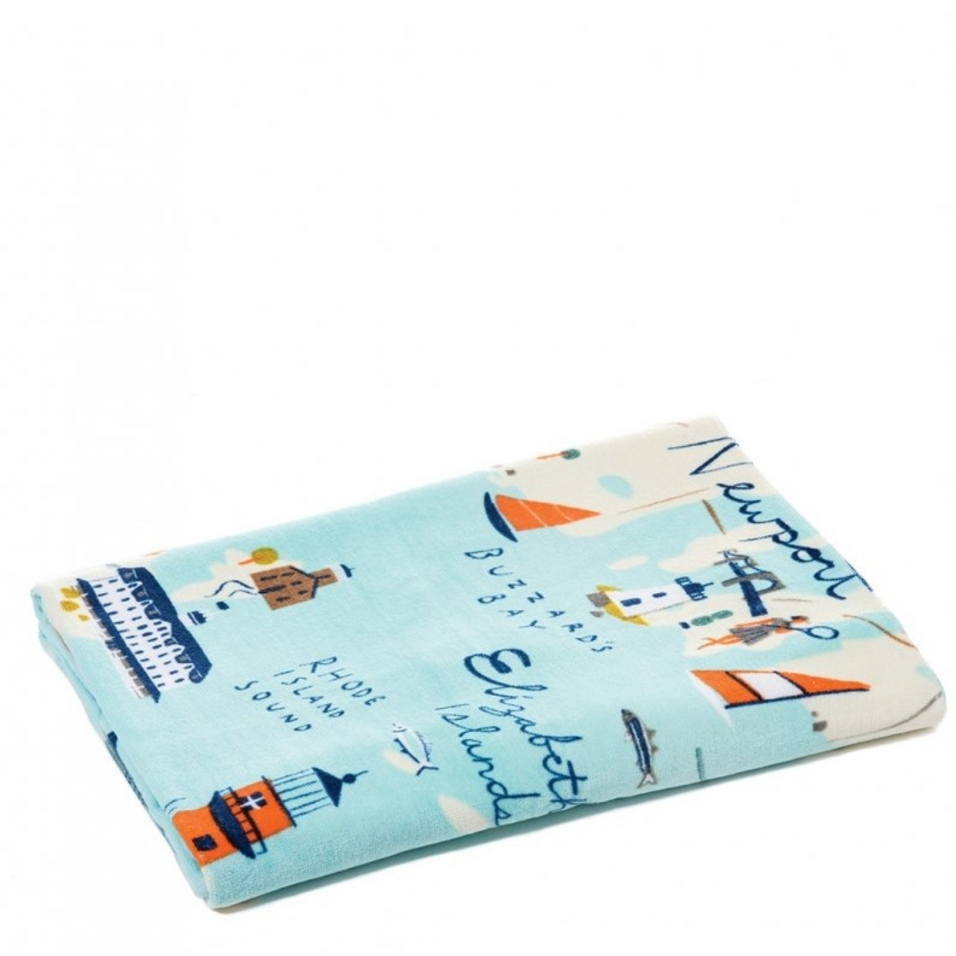 Spartina Northeastern Harbors Beach Towel - The Cottage