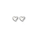 Uno de 50 Heart Earrings - Silver - The Cottage