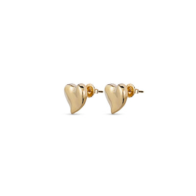 Uno de 50 Heart Earrings - Gold - The Cottage