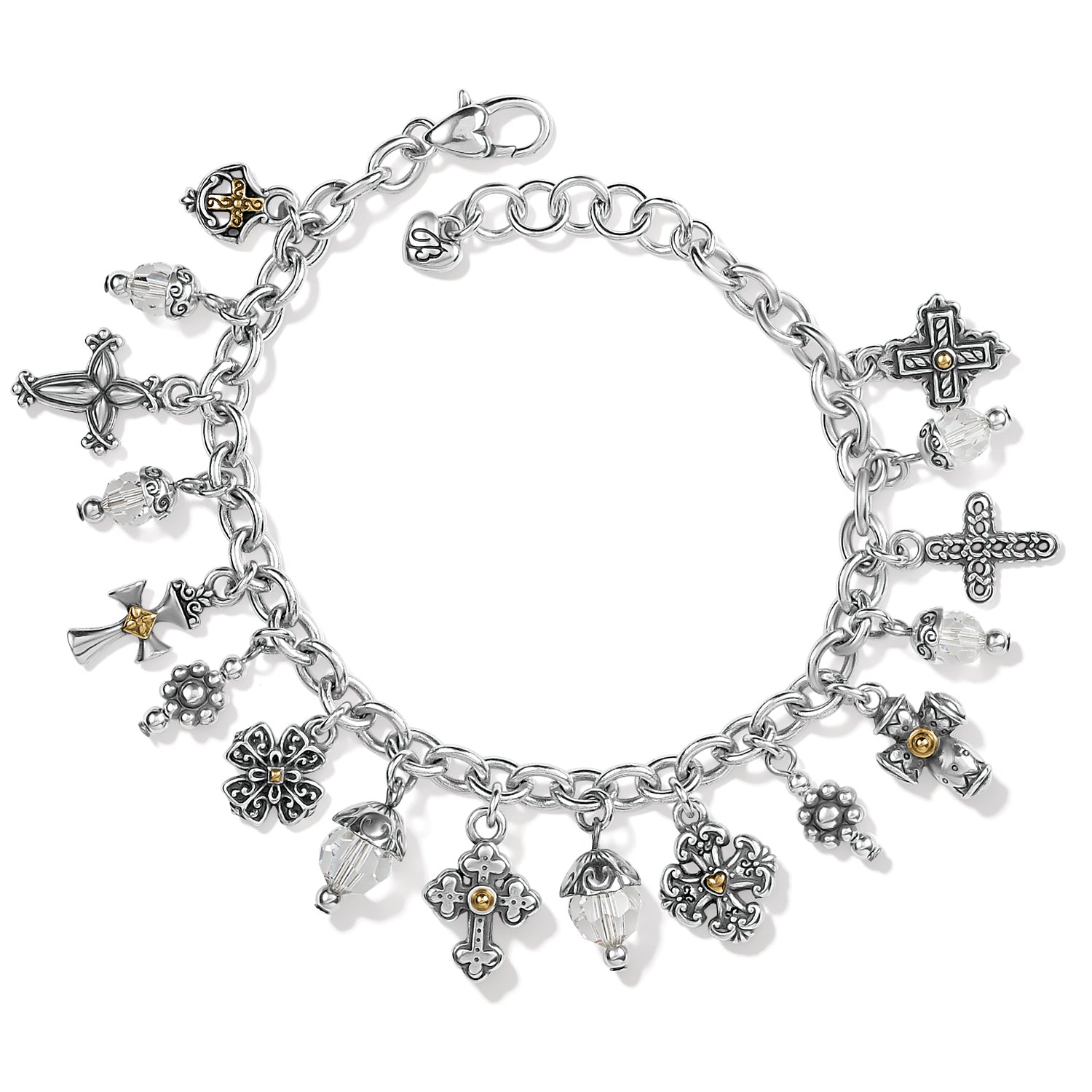 Brighton One Cross Charm Bracelet - The Cottage